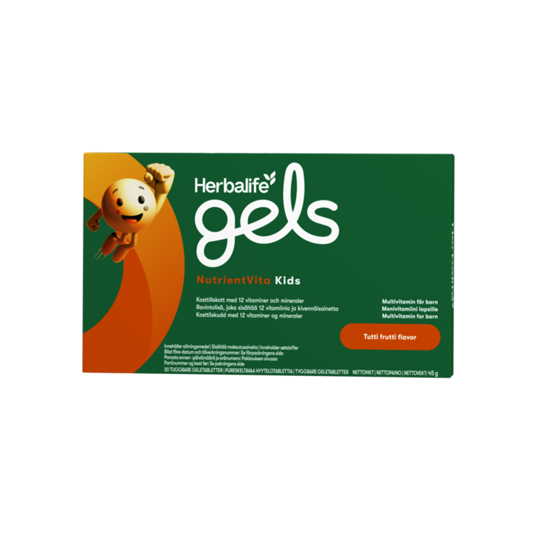 Gels NutrientVita Kids Tutti frutti 30 tuggbara geltabletter